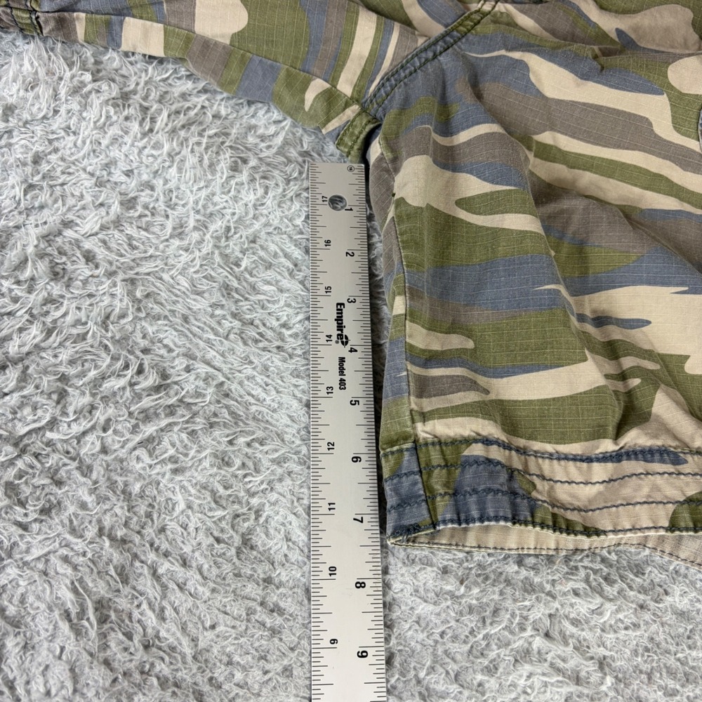 Cabelas Camo Cargo Shorts Womens 14 Green Camouflage Ripstop Outdoor Hiking - Picture 7 of 11